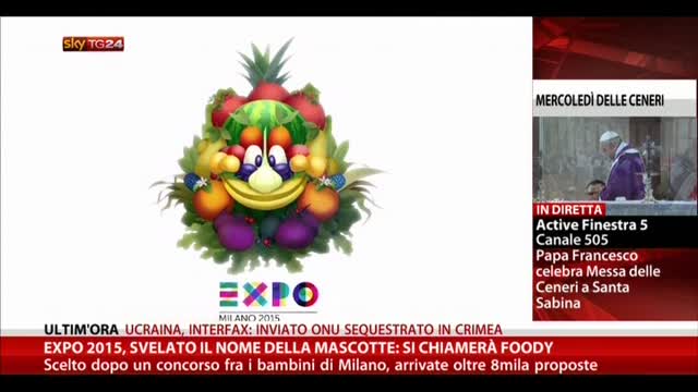 Expo 2015, svelato il nome della mascotte: si chiamerà Foody