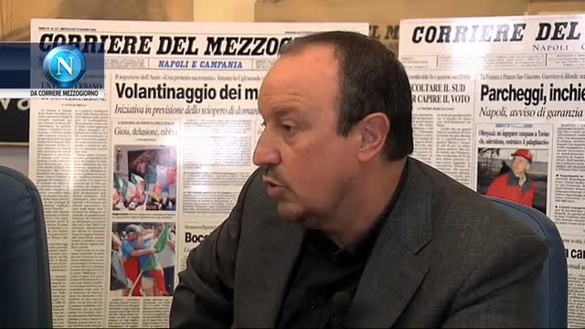 Napoli,Benitez: "Scudetto andato, pensiamo al secondo posto"