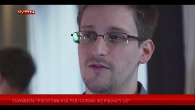 La denuncia di Snowden in un rapporto all'Europarlamento