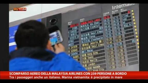 Scomparso aereo Malaysia Airlines con 239 persone a bordo