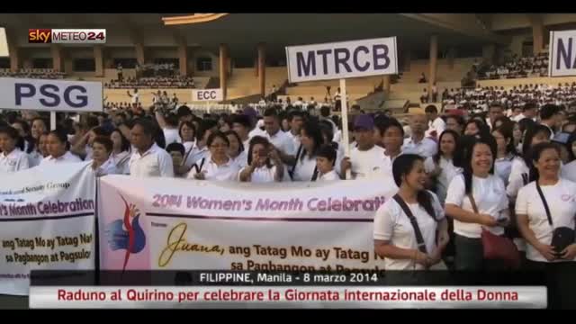 Filippine, raduno per celebrare la Giornata della Donna