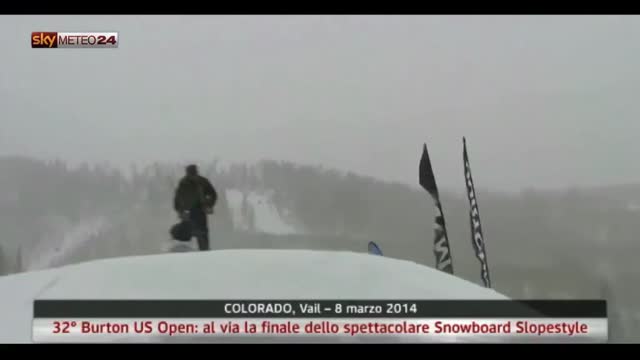 Colorado, al via la finale dello Snowboard Slopestyle