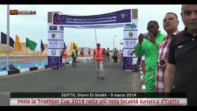 Sharm El–Sheikh, inizia la Triathlon Cup 2014