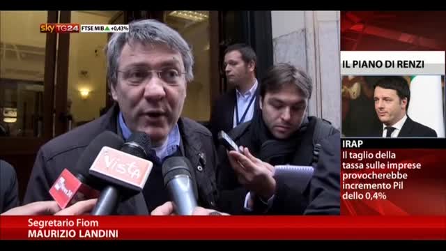 Landini: a Renzi abbiamo avanzato proposte. Nessuna risposta