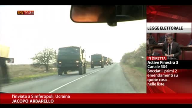 Crimea, movimenti sospetti di truppe russe verso Sebastopoli