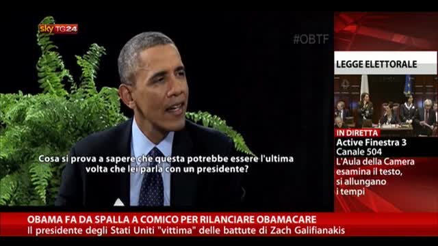 Obama ospite di Zach Galifianakis: lo scambio di battute