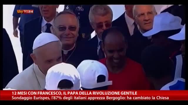12 mesi con Papa Francesco, 87% italiani apprezza Bergoglio