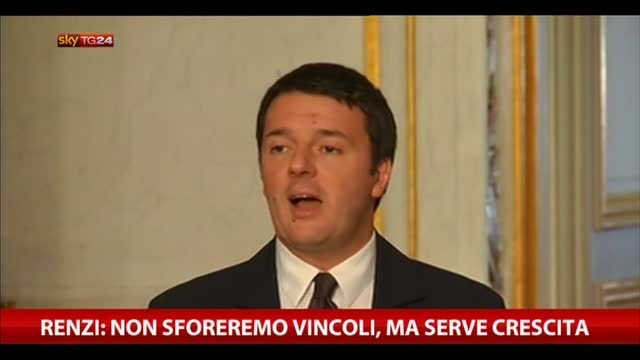 Renzi: "Fare dell'Europa un luogo dei cittadini"
