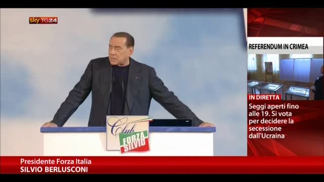 Berlusconi:"Bisogna raggiungere gli elettori delusi del M5S"
