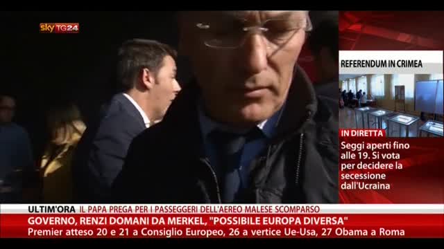 Governo, Renzi domani da Merkel: "Possibile Europa diversa"