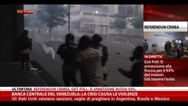 Banca Centrale del Venezuela: la crisi causa le violenze