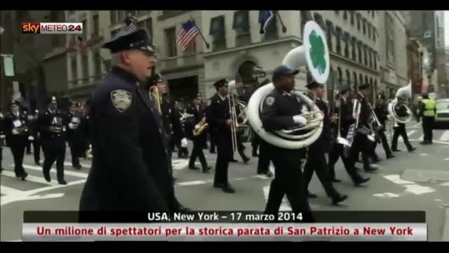 N.Y., 1mln di spettatori per storica parata di San Patrizio