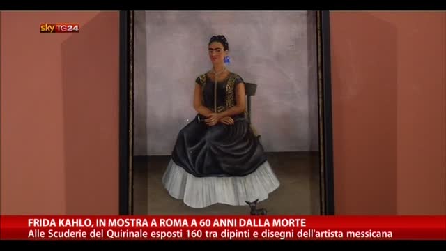 Frida Kahlo, in mostra a Roma a 60 anni dalla morte
