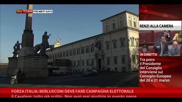 Forza Italia: Berlusconi deve fare campagna elettorale