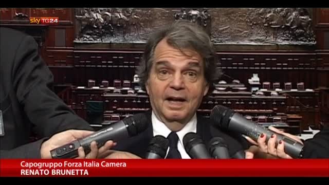 Brunetta: amarezza per interdizione di Berlusconi