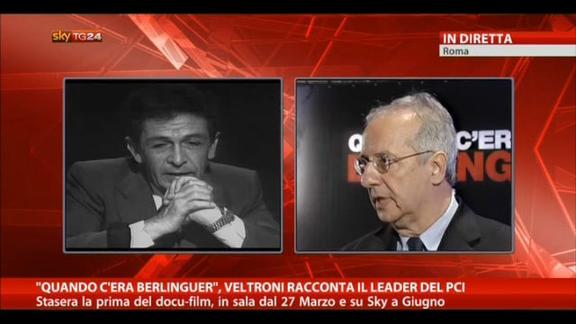 "Quando c'era Berlinguer": Veltroni racconta l'ex leader Pci