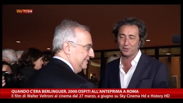 Quando c'era Berlinguer, 2000 ospiti all'anteprima a Roma