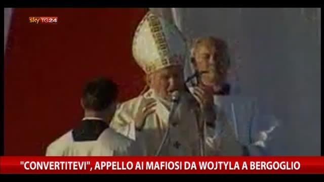 "Convertitevi", appello ai mafiosi da Wojtyla a Bergoglio