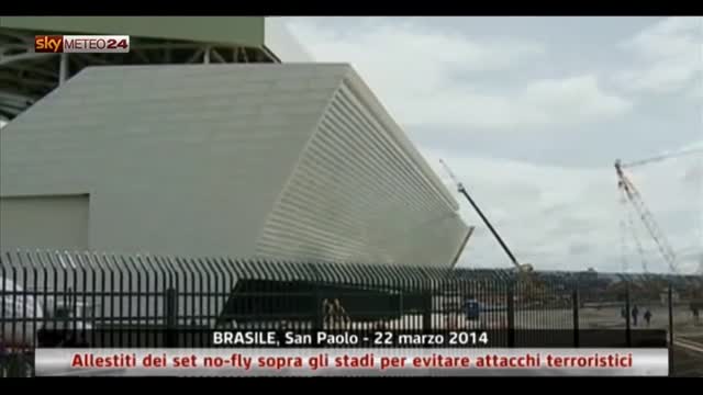 San Paolo:allestiti set no-fly su stadi per evitare attacchi