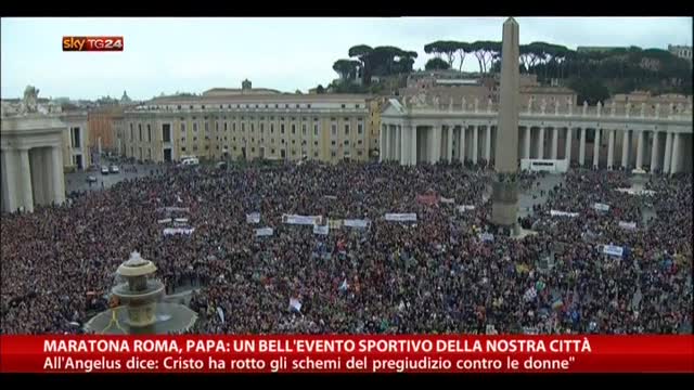 Maratona Roma,Papa: bell'evento sportivo della nostra città