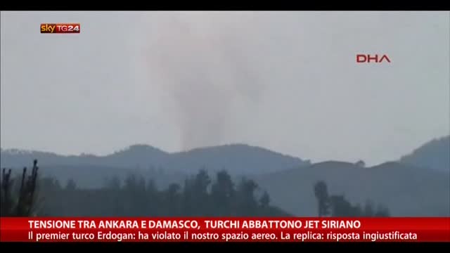 Tensione tra Ankara e Damasco, Turchia abbatte jet siriano