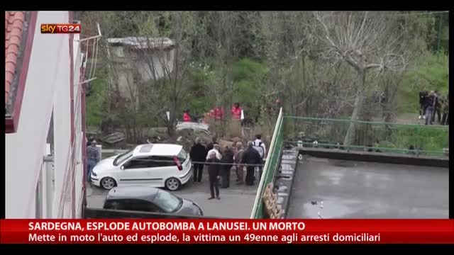 Sardegna, esplode autobomba a Lanusei: un morto