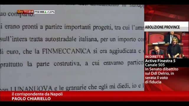 Fondi neri Finmeccanica finanziano i partiti, indagato Cesa