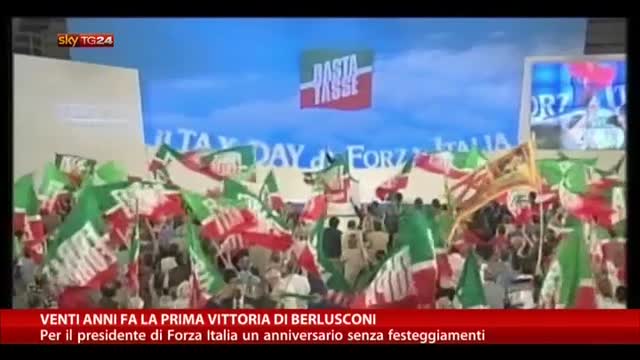 Venti anni fa la prima vittoria di Berlusconi