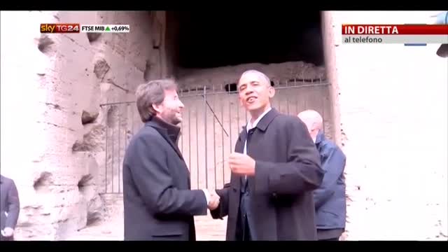 Franceschini: Colosseo? Per Obama una bellezza incredibile