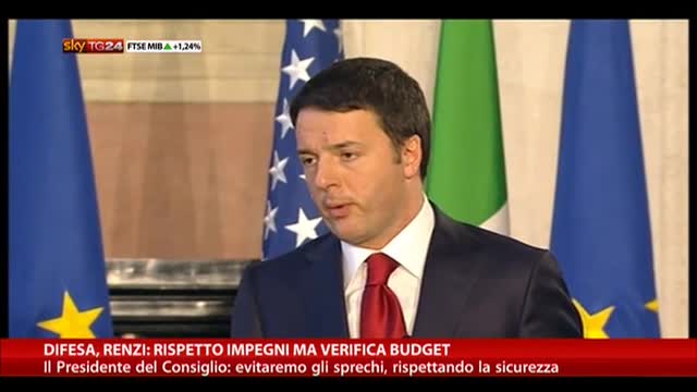 Obama: "L'Italia è sulla strada giusta"