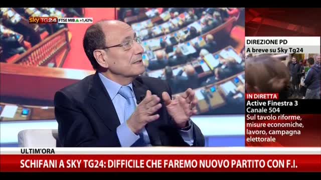 Schifani: Scopelliti e Berlusconi casi diversi