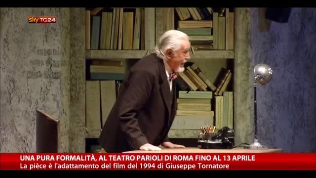 "Una pura formalità", al Parioli di Roma fino al 13 aprile