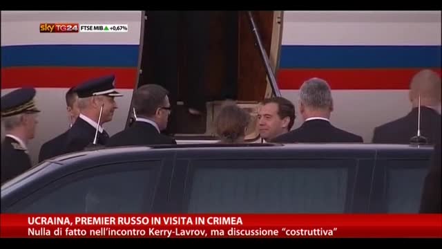 Ucraina, Premier Russo in visita in Crimea