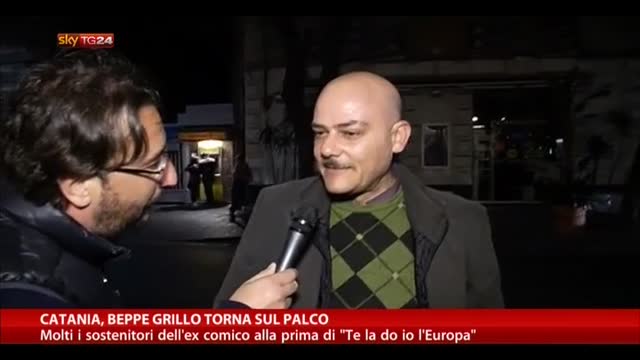 Catania, Beppe Grillo torna sul palco