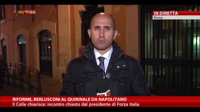 Riforme, Berlusconi al Quirinale da Napolitano