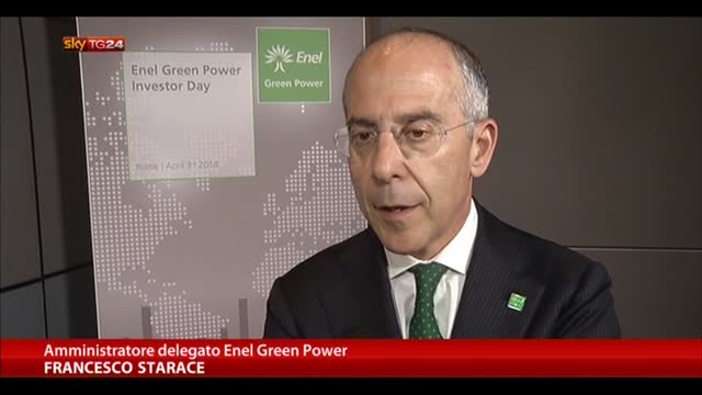 Enel Green Power, le parole dell'AD Francesco Starace