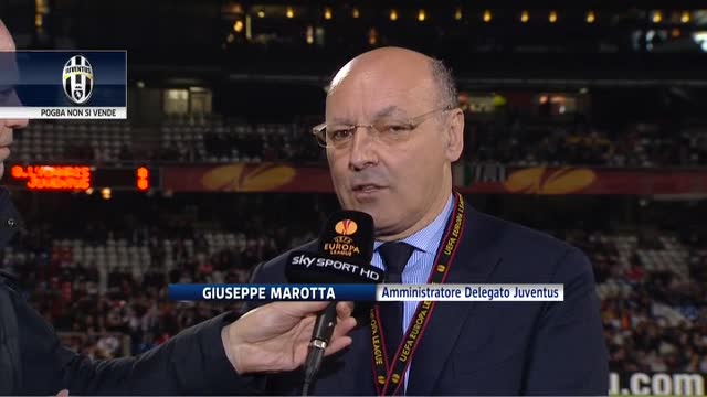 Marotta: "Napoli provinciale, Pogba non si vende"