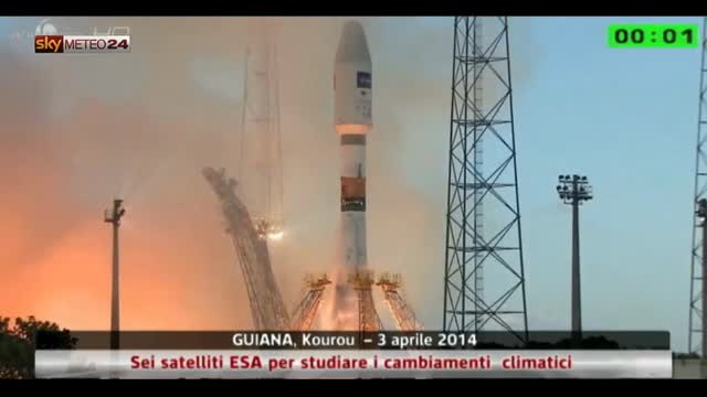 Guiana, 6 satelliti ESA per studiare cambiamenti  climatici