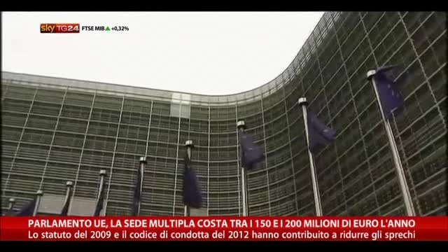 Parlamento UE, sede multipla costa tra 150 e 200 mln l'anno