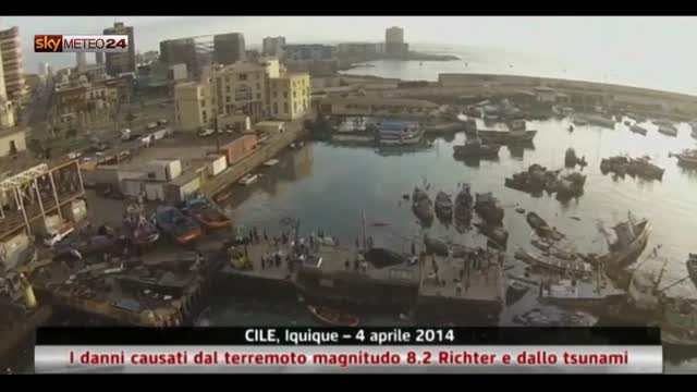 Cile, Iquique: i danni causati dal terremoto e dallo tsunami