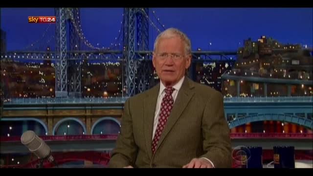 L'addio di David Letterman, in pensione dal 2015