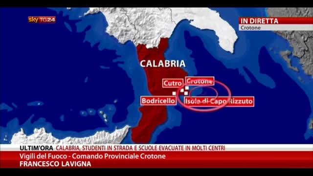 Scossa di terremoto nel crotonese, intervista a Lavigna