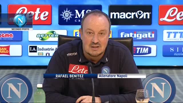 Napoli, Benitez: "Obiettivo secondo posto"