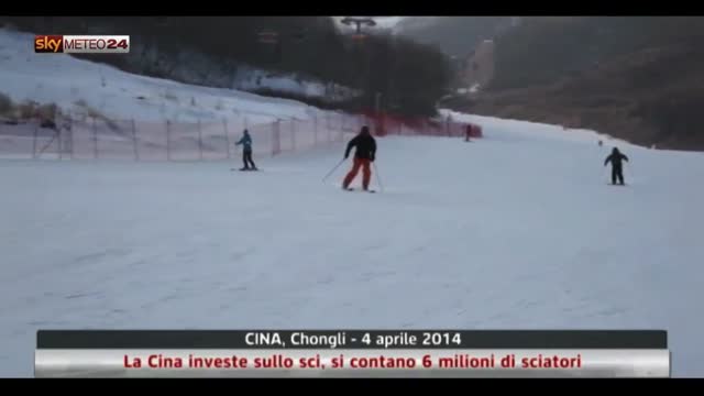 La Cina investe sullo sci, si contano 6 milioni di sciatori
