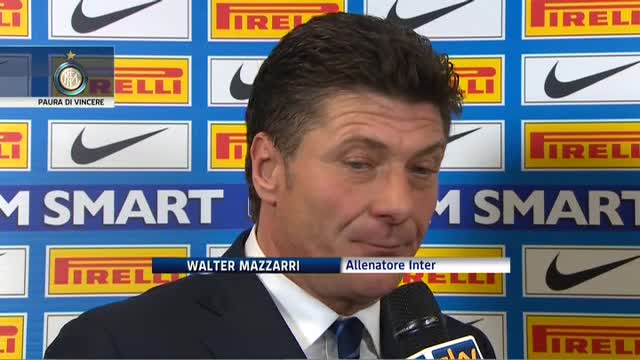 Inter, Mazzarri: "Troppa paura di vincere"