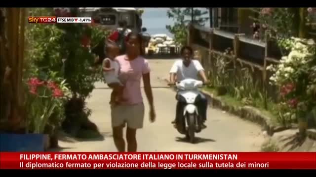 Filippine, fermato ambasciatore italiano in Turkmenistan