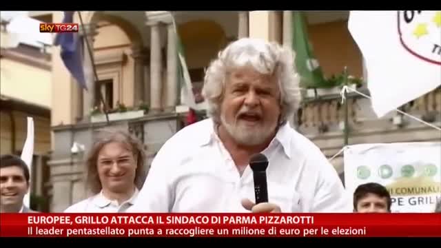 Europee, Grillo attacca il sindaco di Parma Pizzarotti