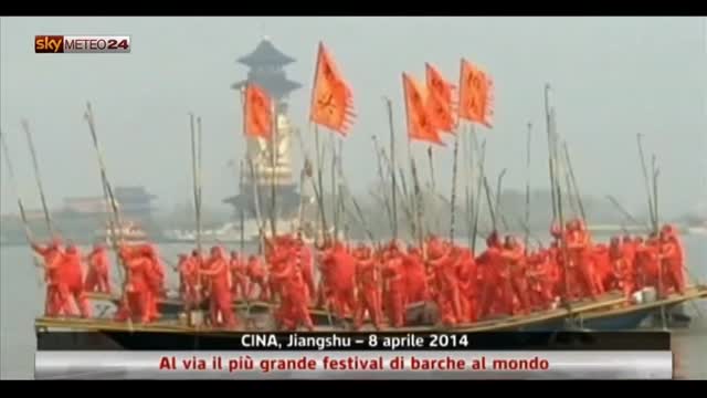 Cina, al via il più grande festival di barche al mondo