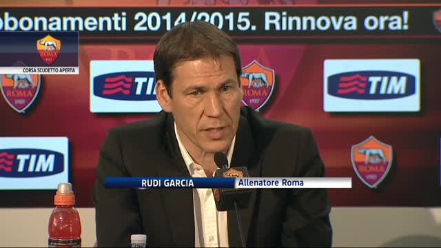 Roma, Garcia: "Vorrei che questo campionato non finisse mai"