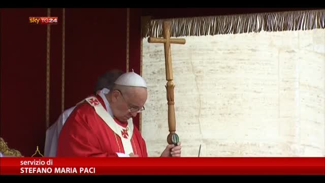 Domenica Palme, Papa:siamo veri discepoli o siamo come Giuda